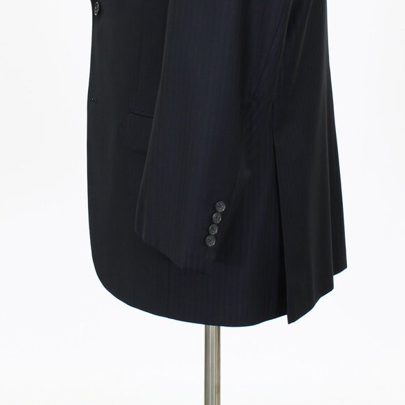 Jack Victor 40R 36x31 Brown Striped 2-Button Suit R316 - Picture 8 of 16